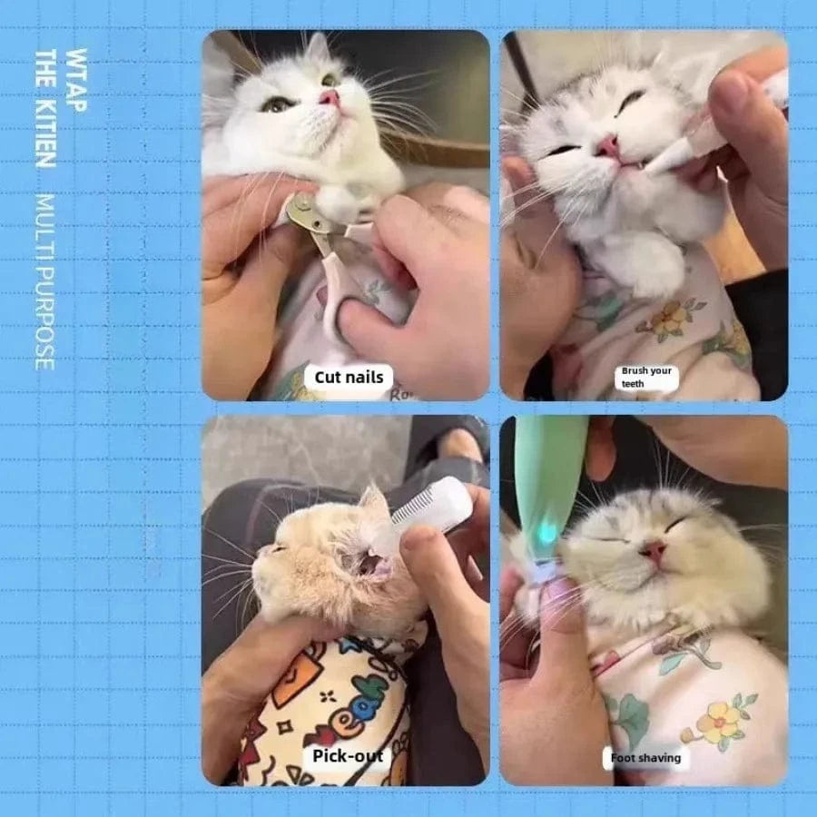 Self-Adherent Cat Grooming Wrap