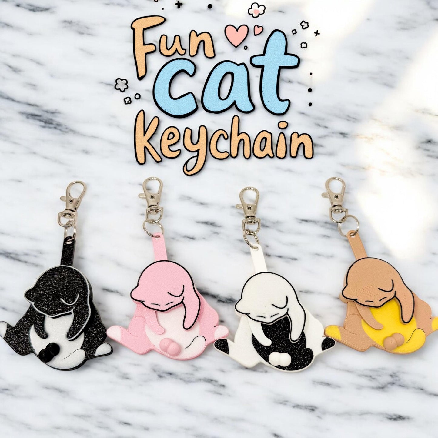 Porte-clés Chat coquin
