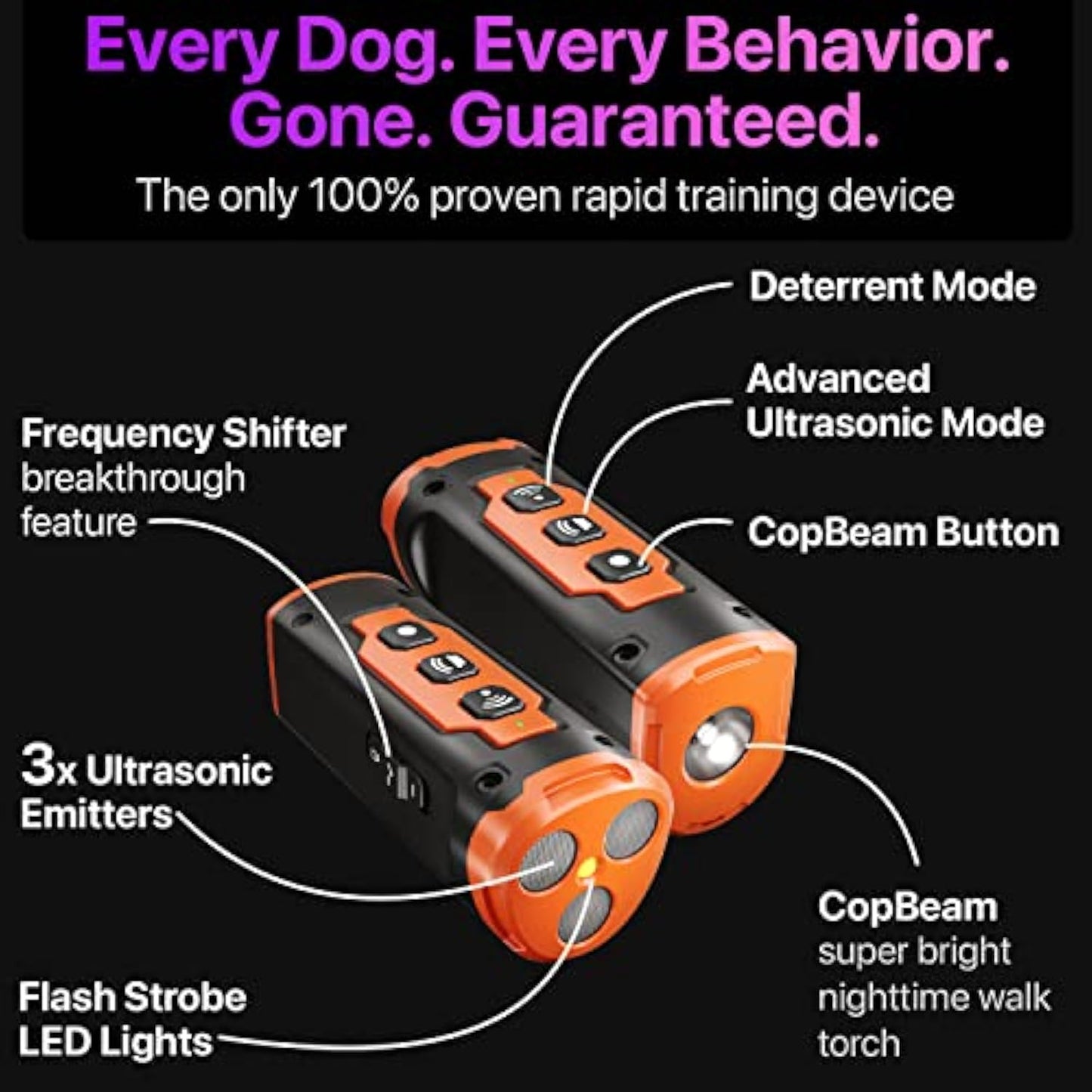 Release Pet Dog Repeller Ultrasonic