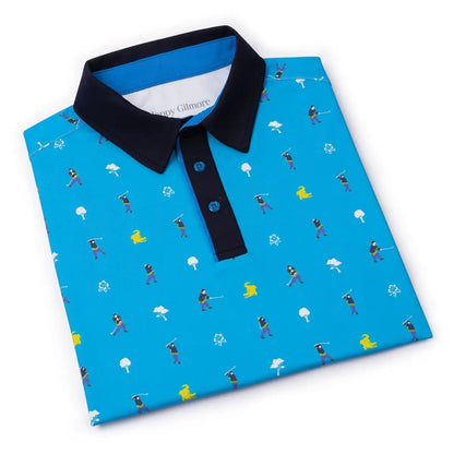 Happy Gilmore Adam Sandler Polo Funny Golf Gifts for Dad Shirt