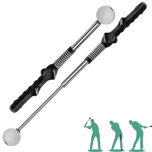 Retractable Golf Swing Training Aid