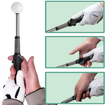 Retractable Golf Swing Training Aid